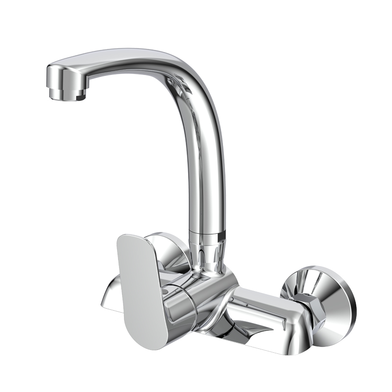 Wall Mounted Sink Mixer Chrome