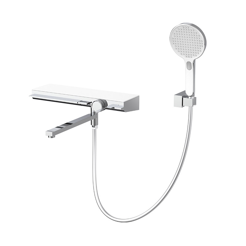 Nine Wall Mounted Bath Shower Mixer with Shelf