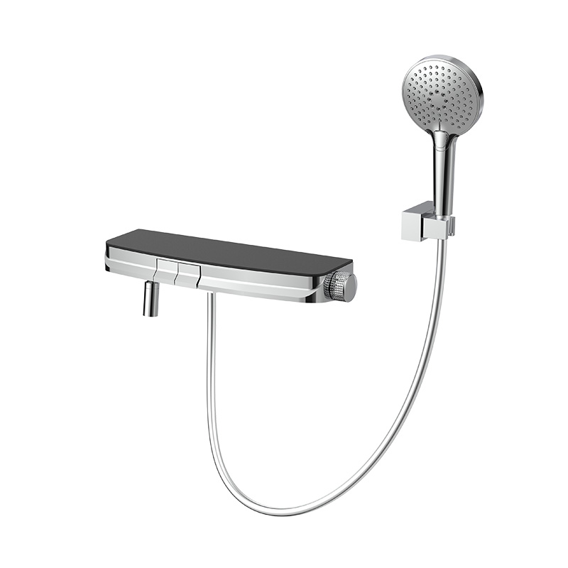 Tim Wall Mounted Bath Shower Mixer with Shelf