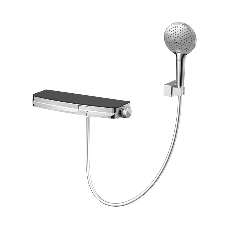 Tim Wall Mounted Shower Mixer with Shelf