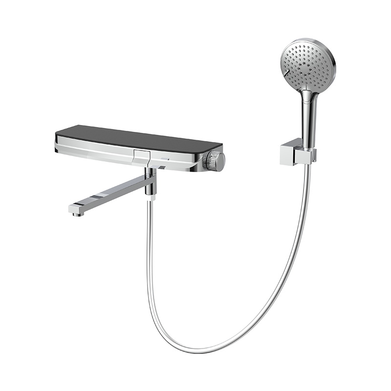 Tim Wall Mounted Bath Shower Mixer with Shelf