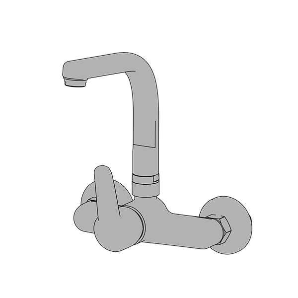 Wall Mount Sink Mixer